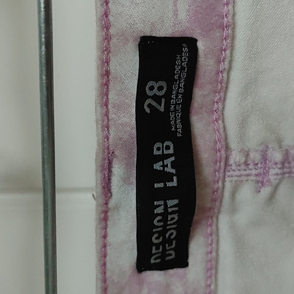 Design lab stretchy light purple and white pants 28 - Picture 11 of 12